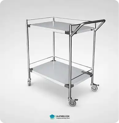 Trolley Saji Stainless Steel | Model 2 Shap / 2 Tier