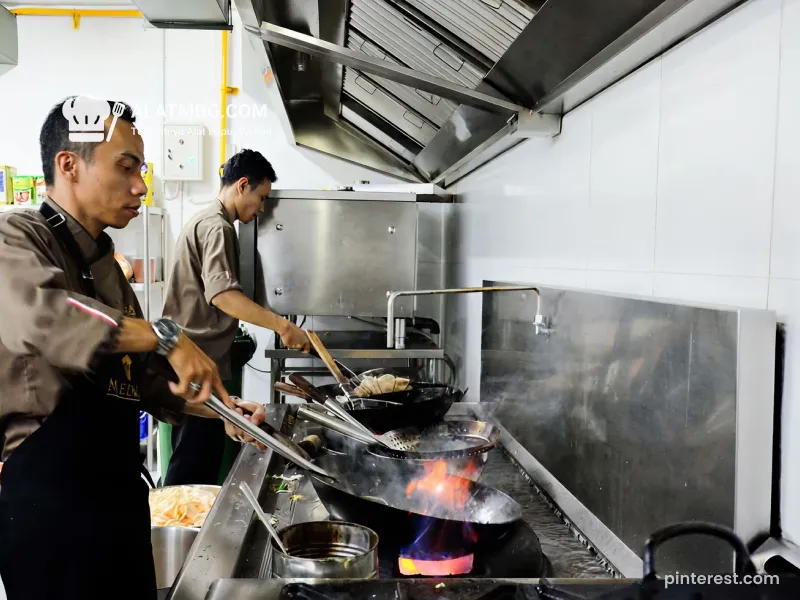 proses memasak dengan menggunakan kwali range